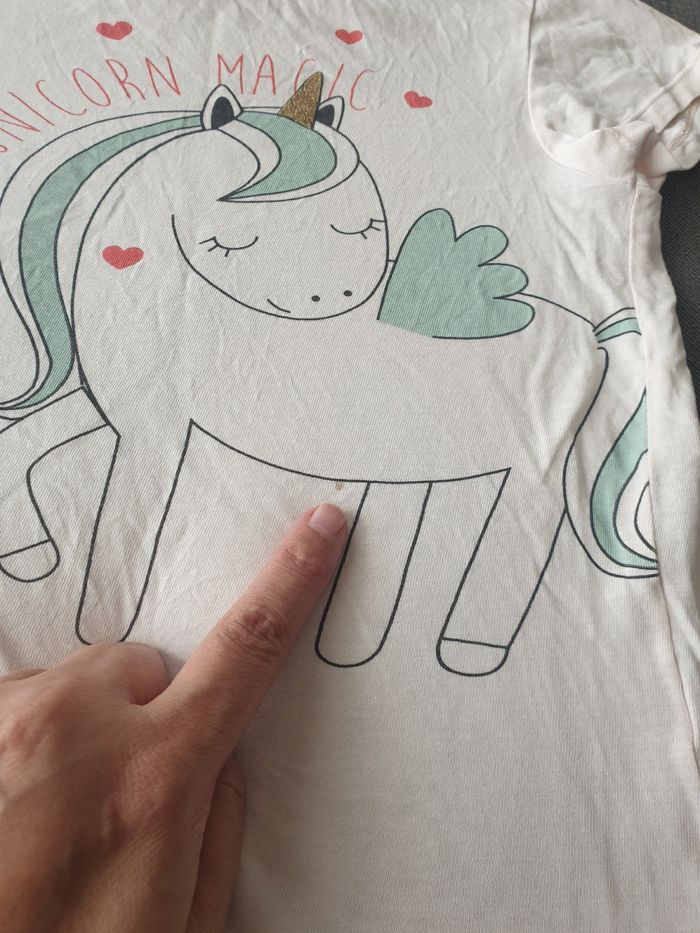 tee shirt licorne 8 ans kiabi - photo numéro 4