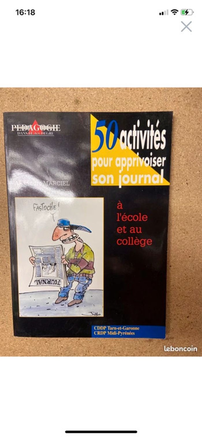 50 activités pour apprivoiser sont journal