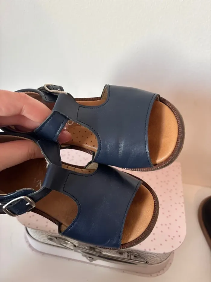 Chaussure panyno bleu marine - photo numéro 8