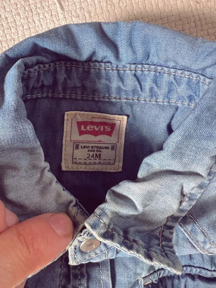 Chemise en jean levis 24 mois - photo numéro 4
