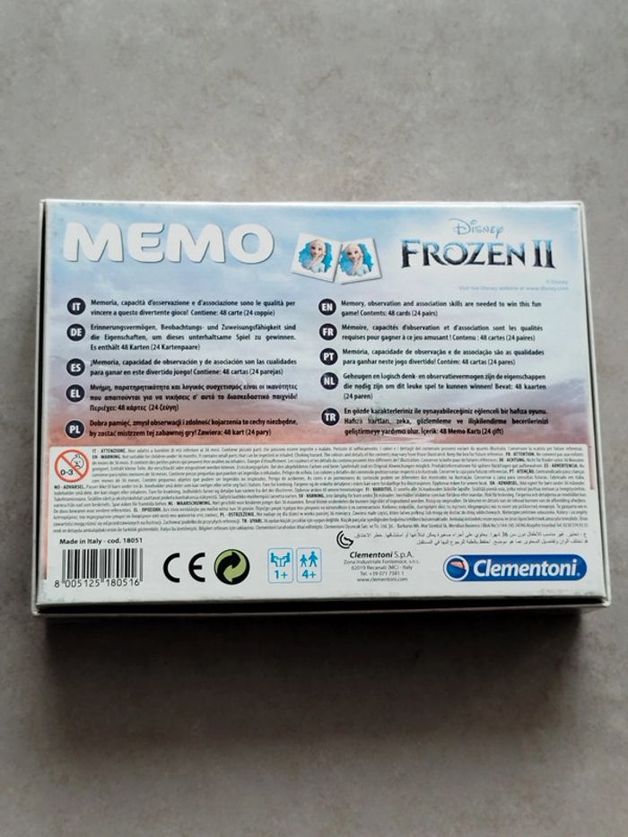 Mémo Disney Frozen Reine des Neiges 2 (comme neuf) - photo numéro 2