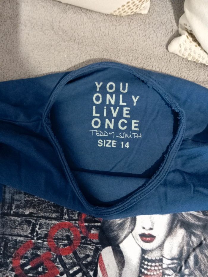 Tee shirt manches longues 14 ans - photo numéro 2