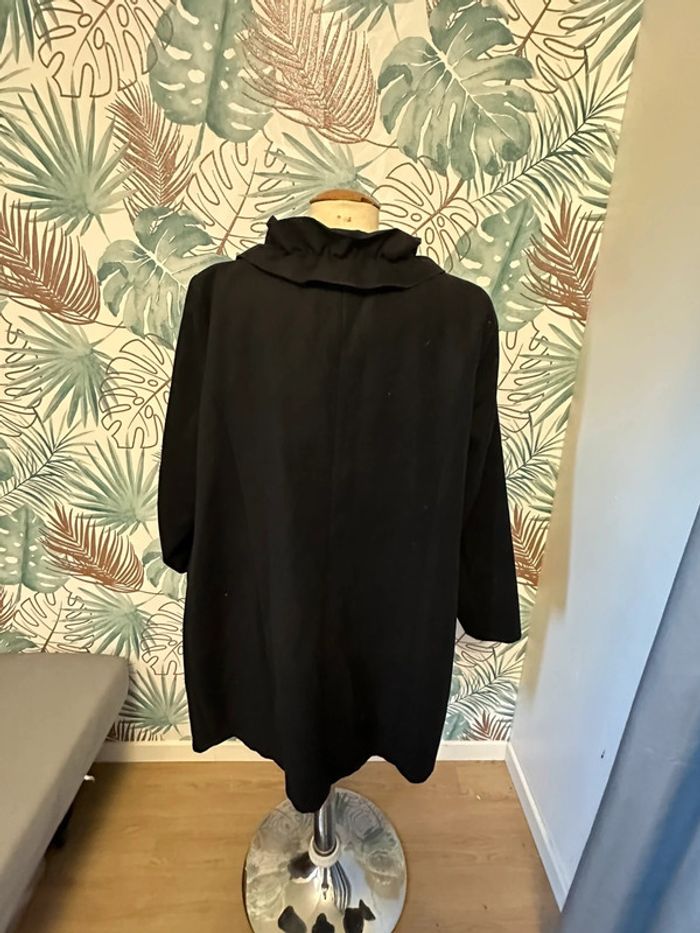 Caban trench noir Kiabi t46 - photo numéro 5