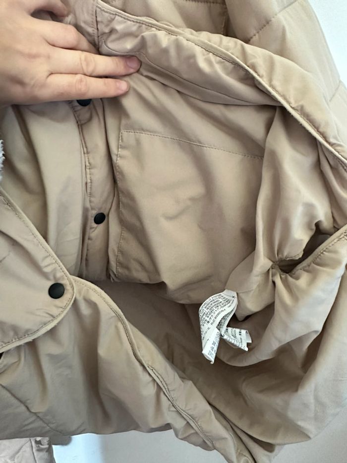 Doudoune Zara homme beige xl - photo numéro 4