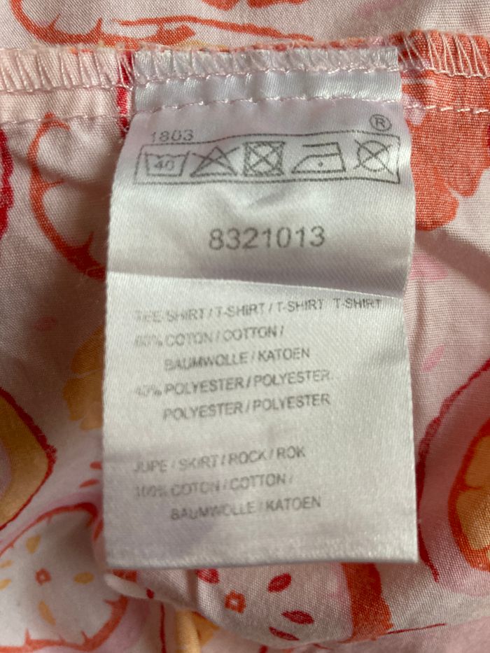 robe sans manche bouton de fleur et agrumes bébé 18 mois - photo numéro 5