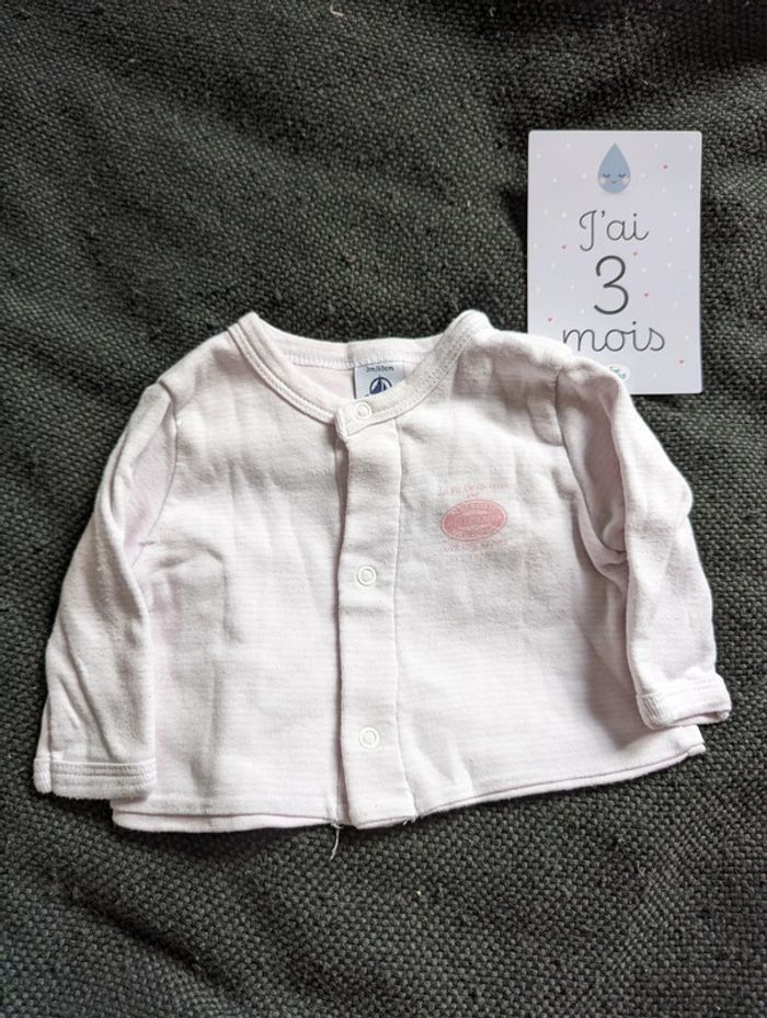 Gilet - Petit Bateau - 3 mois