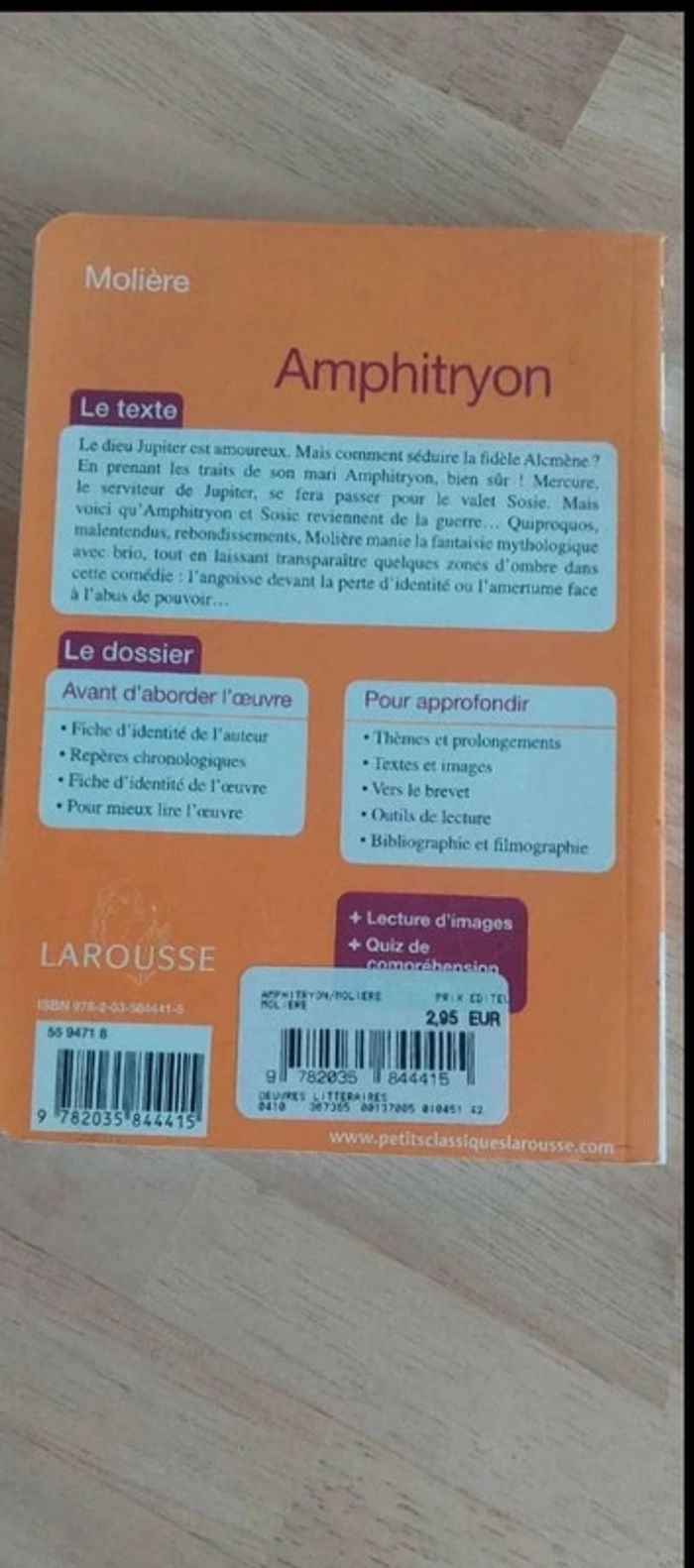 Amphytryon - Molière pour lycée - photo numéro 2
