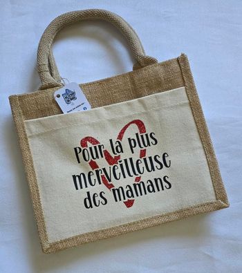 Sac en jute personnalisable 