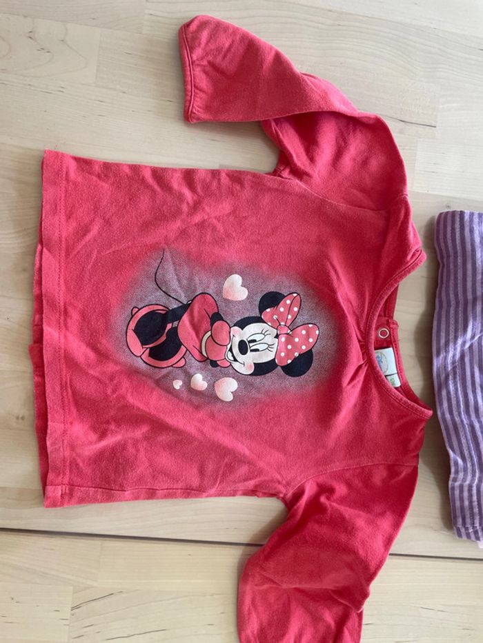 Lot de 12 tee shirts ML 12 mois fille - photo numéro 13