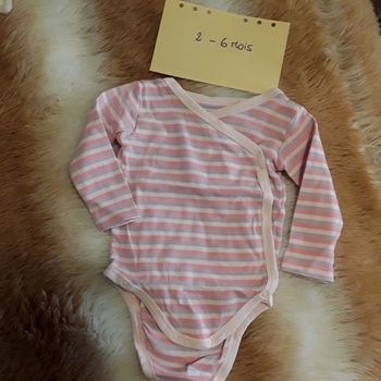 Body bébé fille 2 - 6 mois