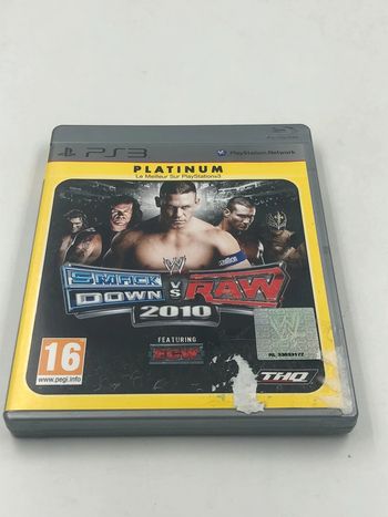 Jeu vidéo Smack Down vs Raw 2010 sur console PS3