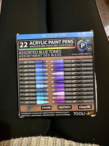 Boite Feutres Tooli Art Bleu XF