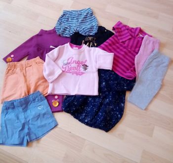 Lot vêtements fille