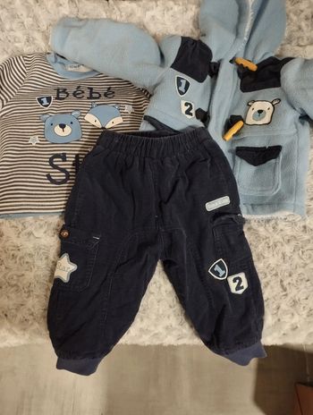 Ensemble chaud 3 pièces 12 mois