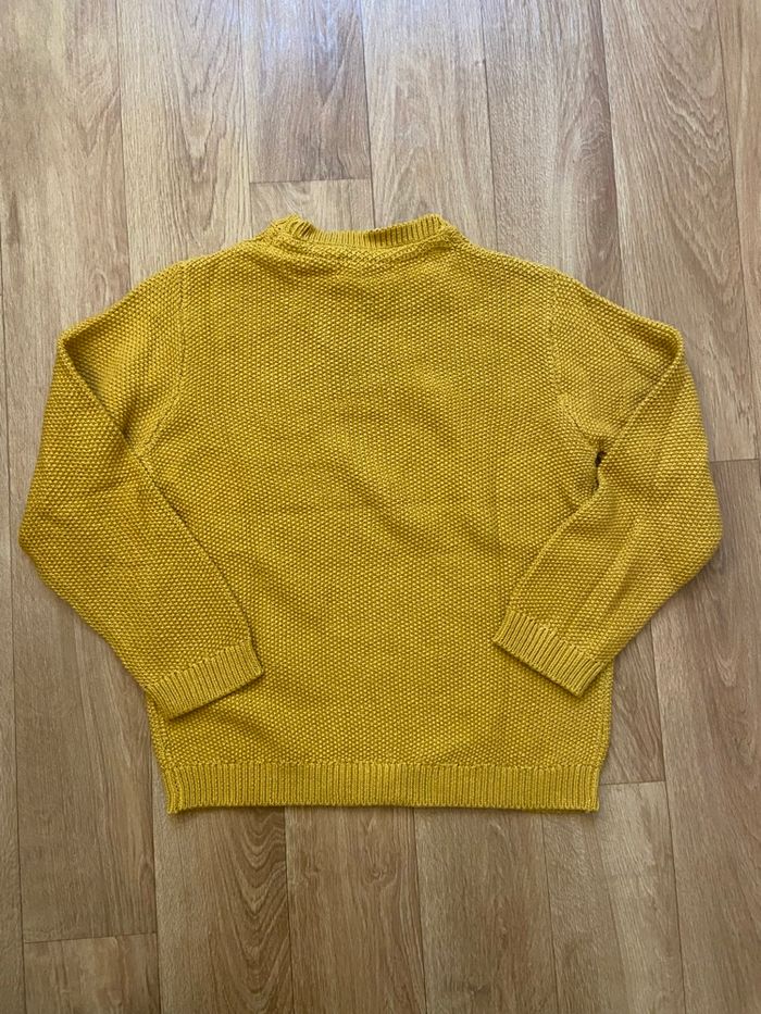 Pull maille jaune Mixte 6 ans - photo numéro 3