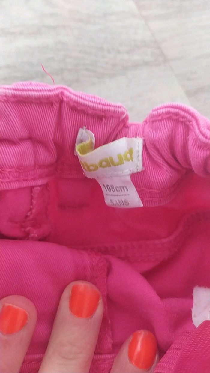 2 bermudas fille 5 ans verbaudet - photo numéro 3