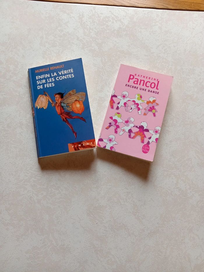 Lot de 2 romans de poche