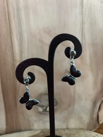 Boucles d'oreilles papillons