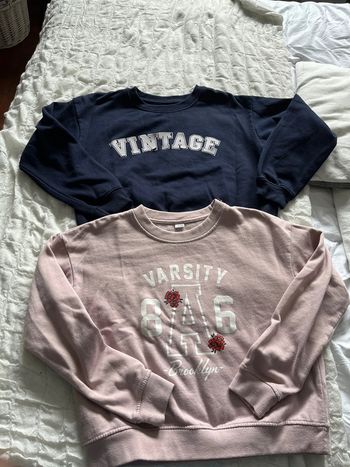 Lot de 2 sweat-shirt courts Zeeman 146/152