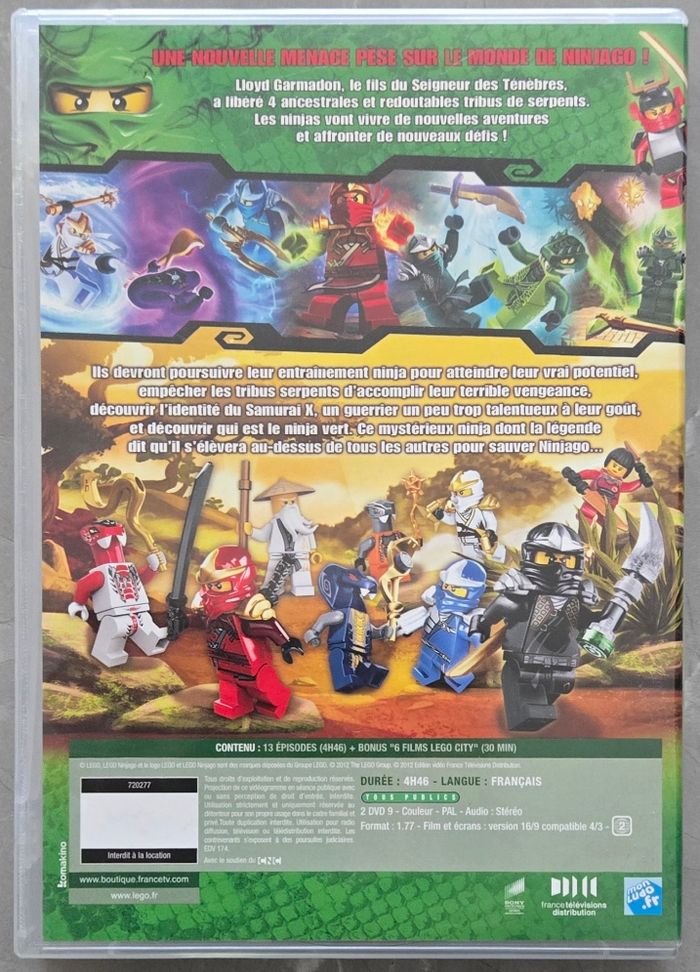 Lego Ninjago Le Tournoi des Éléments (Saison 1) Dvd d'occasion en très bon état - photo numéro 2