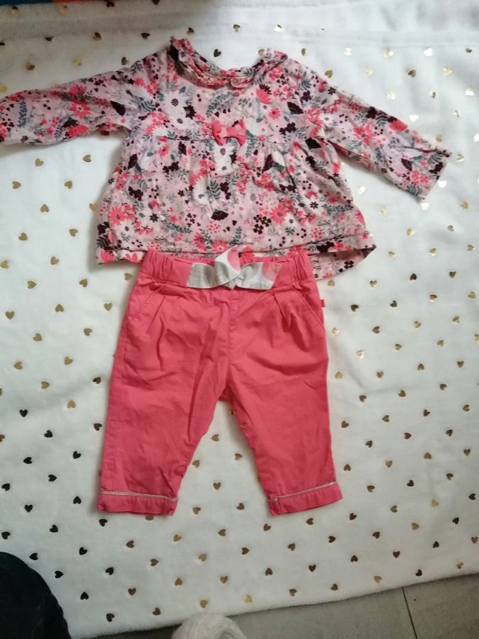 Ensemble bébé fille 6 mois sergent major