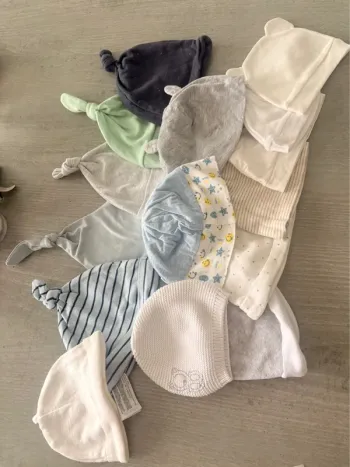 Lot bonnet bébé naissance garçon