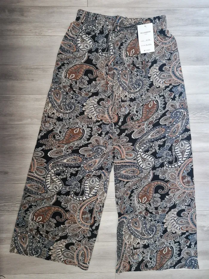 Pantalon imprimé large
