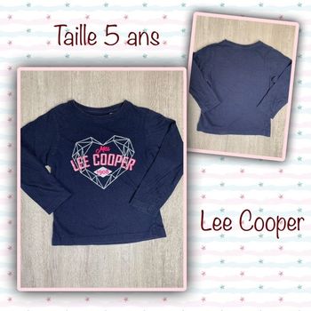 T-shirt ML lee cooper - taille 5 ans