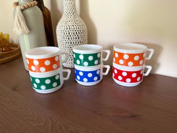 Tasses Polka - Vintage