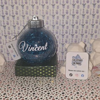 Boule de noël personnalisables