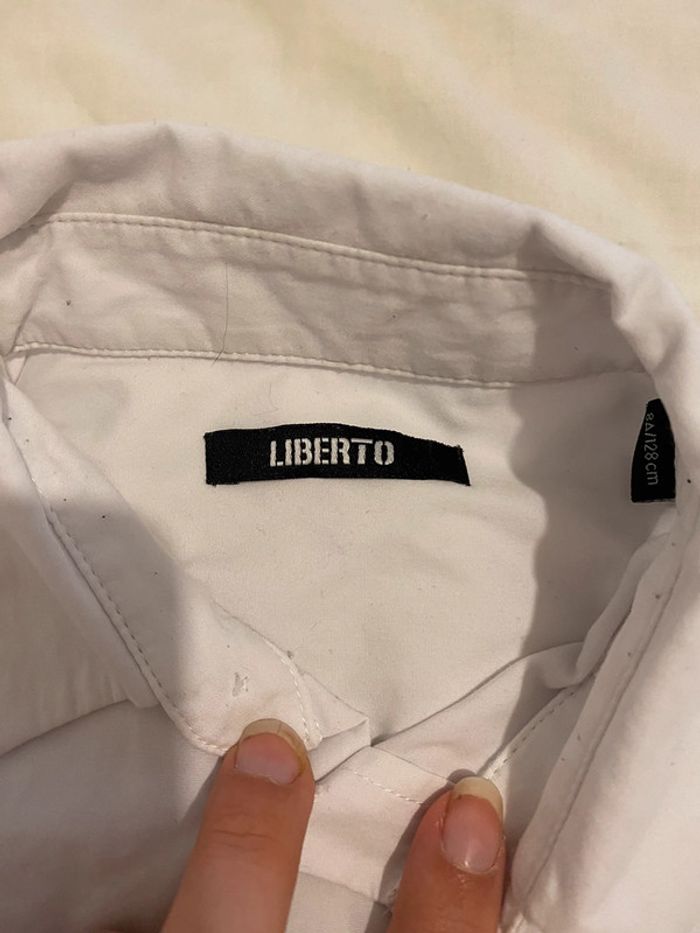 Chemise blanche 8 ans Liberto - photo numéro 3