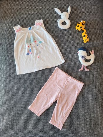 Ensemble d'été pour fille 18 mois