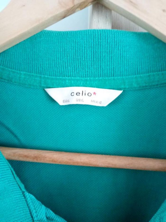 Polo celio homme vert  L - photo numéro 2