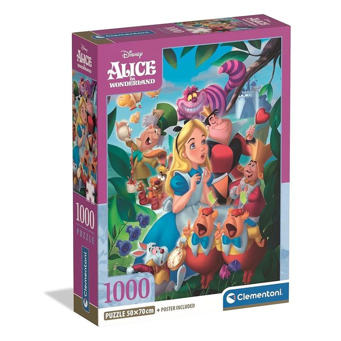 Puzzle 1000 pièces Alice Aux Pays Des Merveilles - Disney Princesses - Disney - NEUF