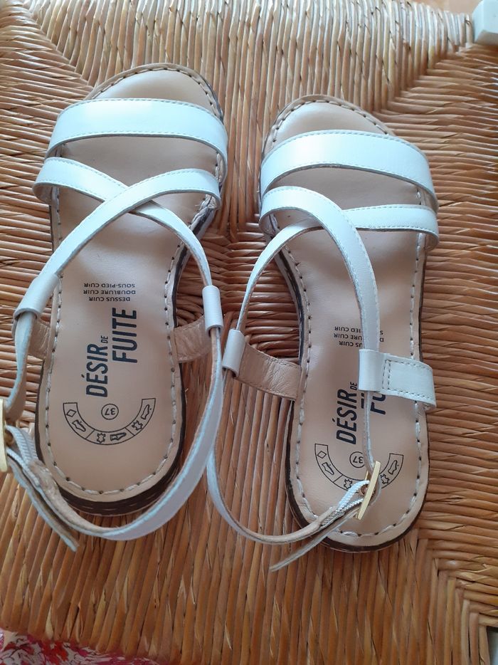 Sandales cuir femme