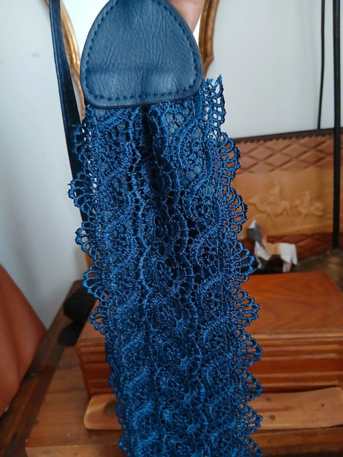 Ceinture large à nouer style obi motif bohème chic - photo numéro 5