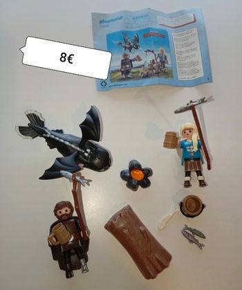 Personnages playmobil dragon