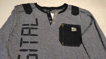 Tee shirt manches longues à rayures