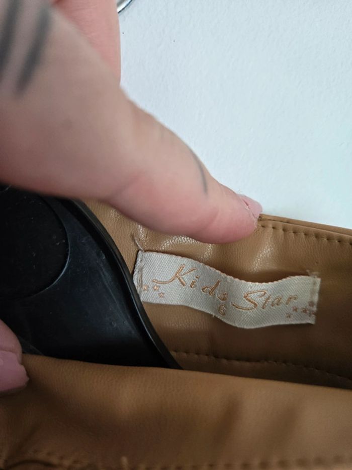 Jupe camel simili - photo numéro 5