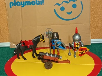 Chevalier du lys et chevalier à la hache set 5972 playmobil