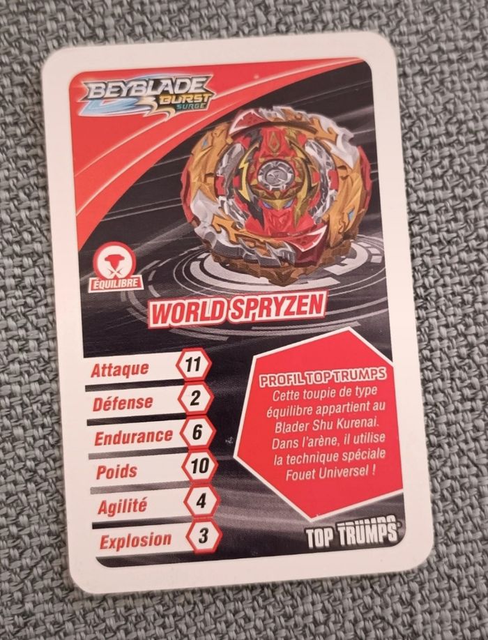 Lot de 3 cartes "toupies Beyblade" - photo numéro 2