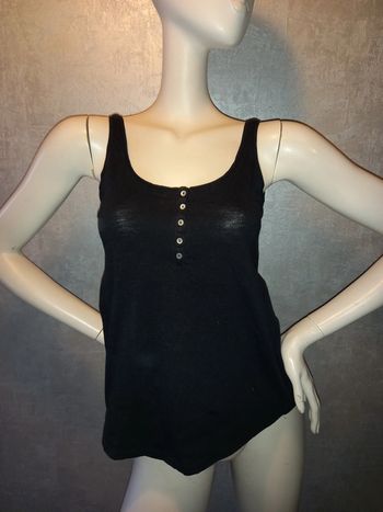 débardeur noir camaïeu taille 34/36