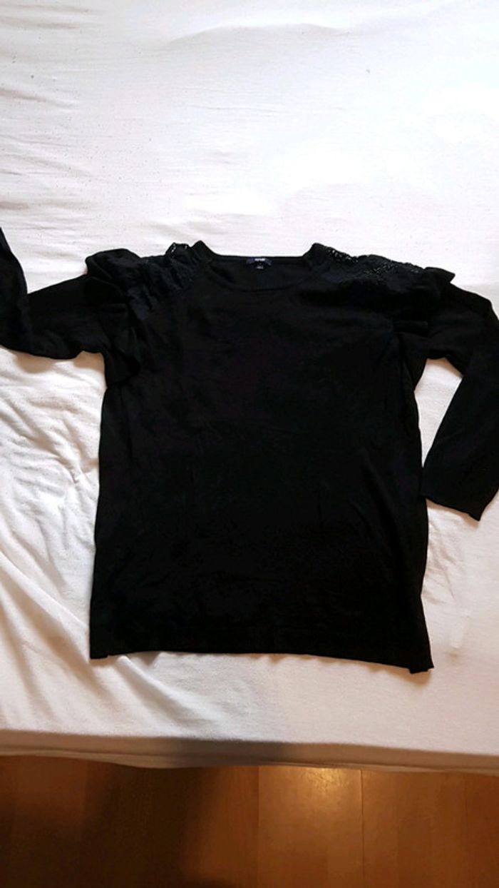 Pull détaille dentelle