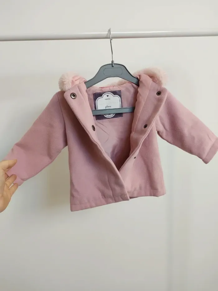Manteau ville hiver avec capuche 68cm - photo numéro 3