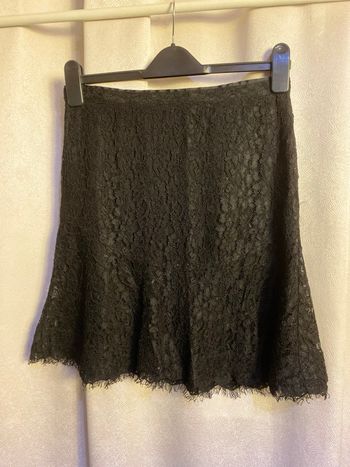 Jupe dentelle noire 38 Esprit