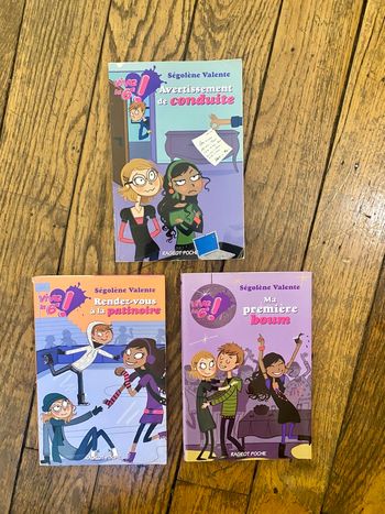 Lot 3 livres poche collection « Vive la 6e ! » De Ségolène Valente