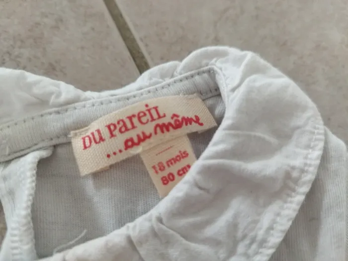 Tee shirt manches courtes bébé - photo numéro 5