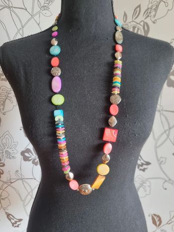 Collier sautoir en nacre