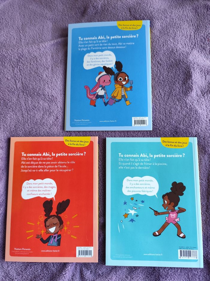 lot de 3 bandes dessinées Mystères et Sortilèges premieres lectures cp ce1 natacha godeau - photo numéro 6