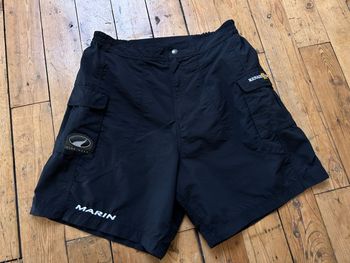 Bermuda Short noir léger Renault F1 L Parentini bike wear